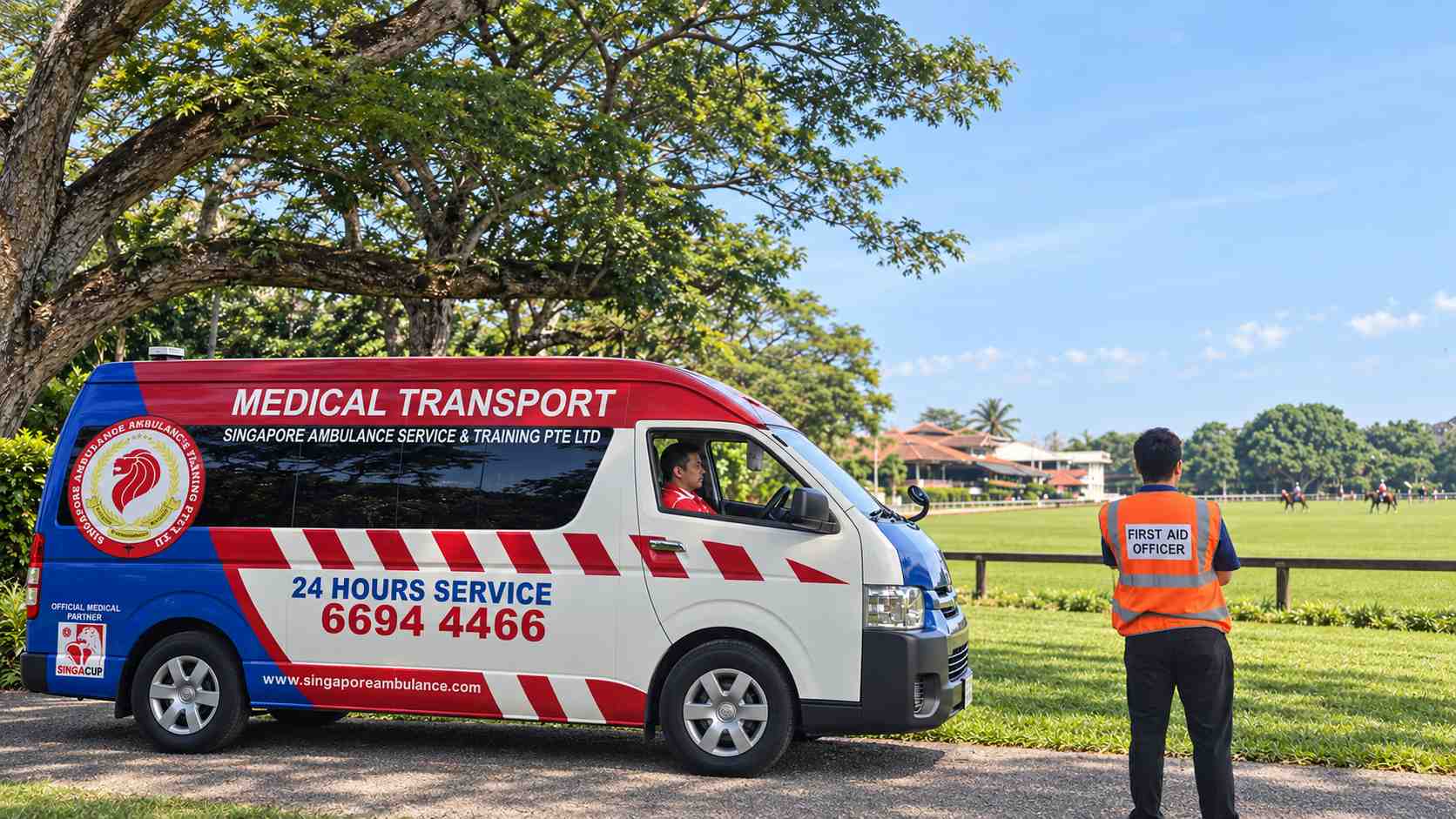 SAST ambulance on site
