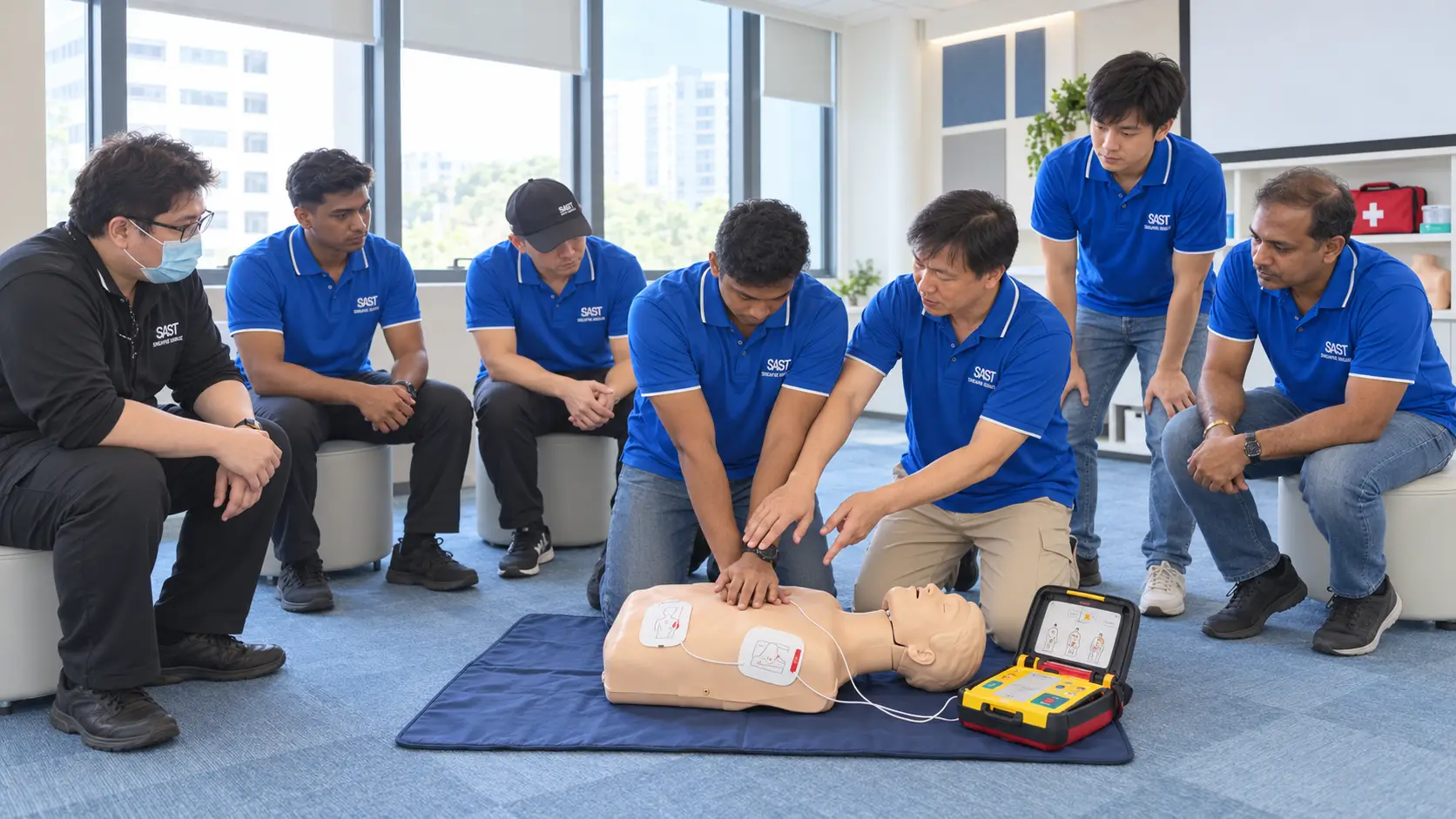 First aid training